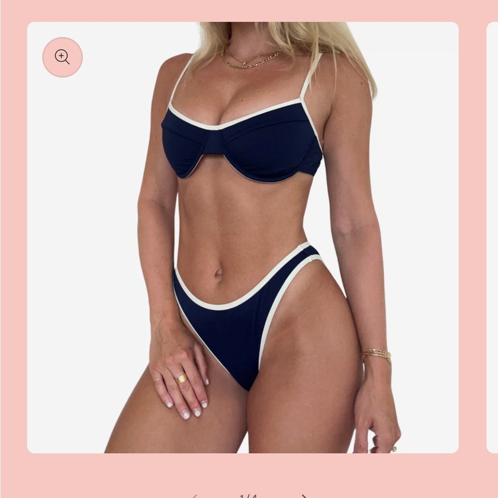 ‼️SALE‼️ Jimmi Swim Blue and White Women's Bikini Set